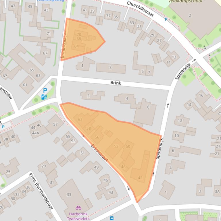 Kaart van postcodegebied 7591DR.