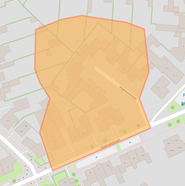 Kaart van postcodegebied 7591EC.