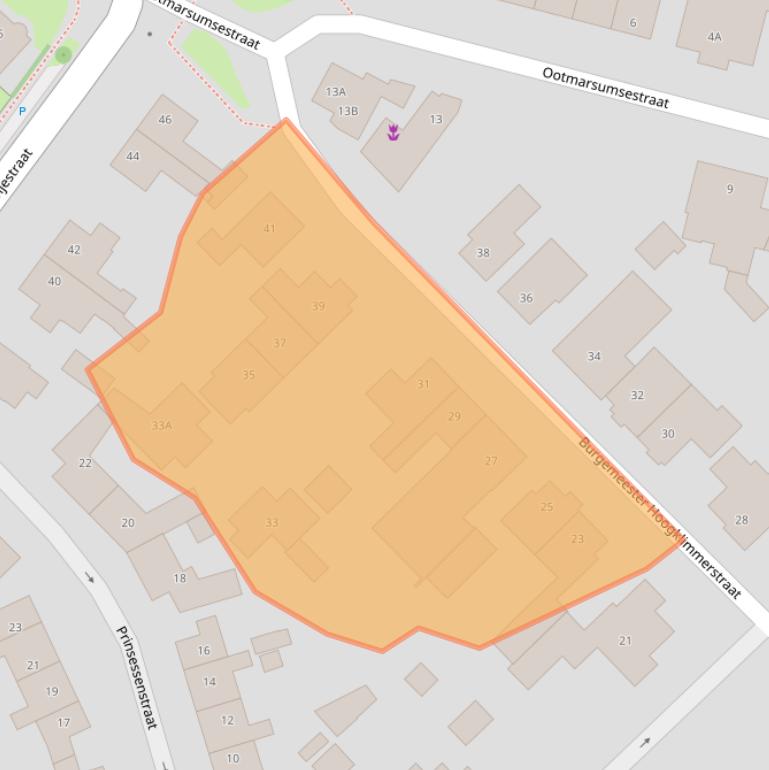 Kaart van postcodegebied 7591ES.