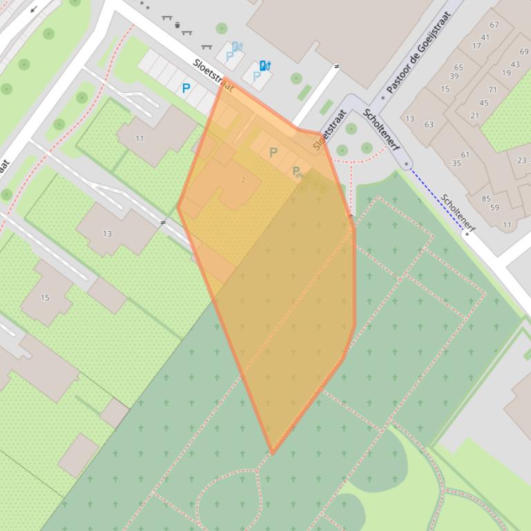 Kaart van postcodegebied 7591EV.