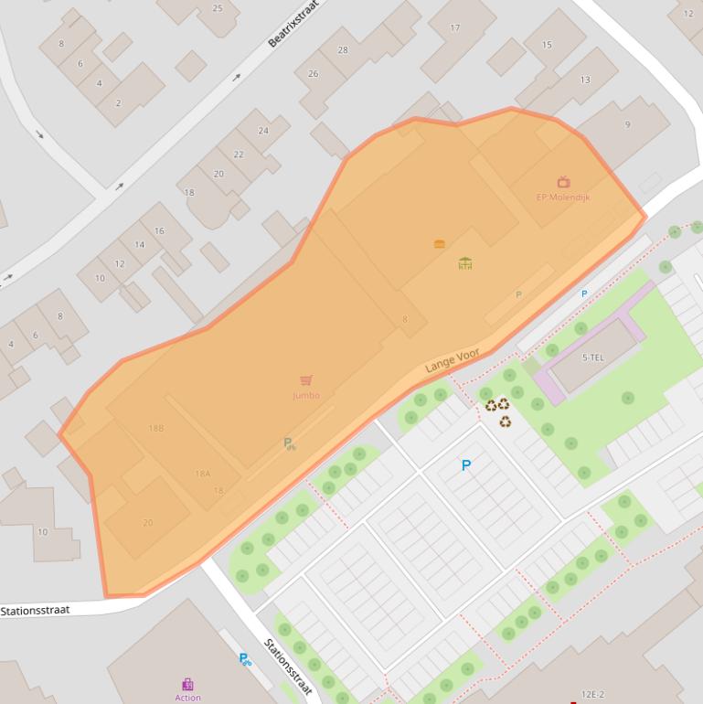 Kaart van postcodegebied 7591GE.