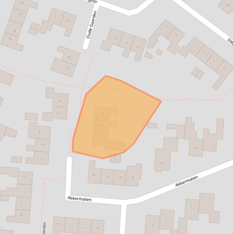 Kaart van postcodegebied 7591HB.