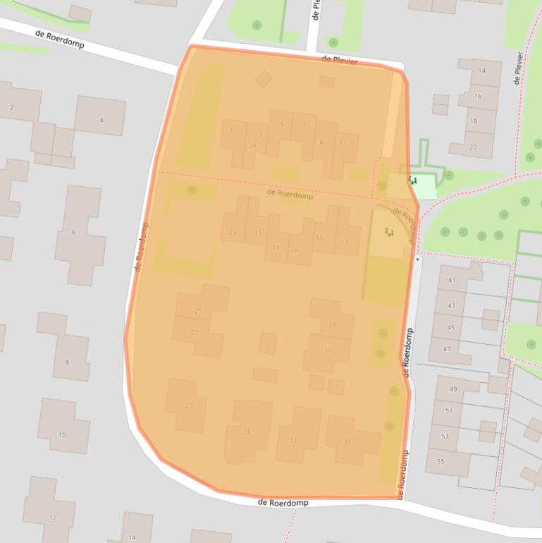Kaart van postcodegebied 7591JC.