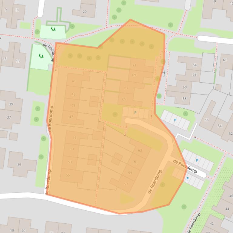 Kaart van postcodegebied 7591JD.