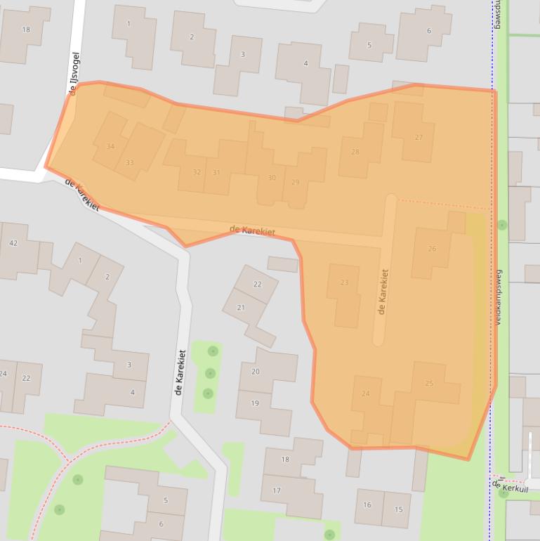 Kaart van postcodegebied 7591JG.
