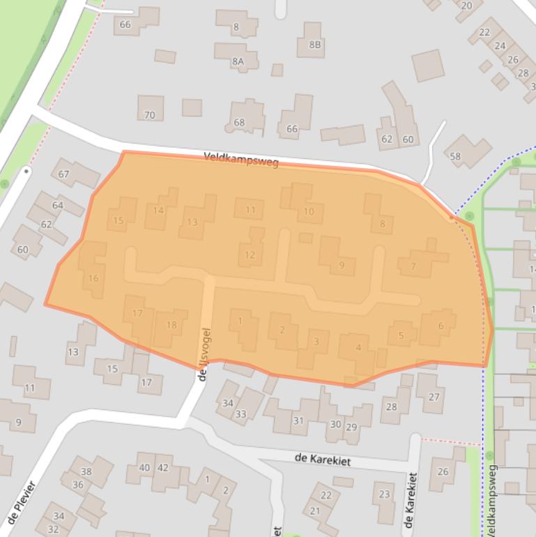 Kaart van postcodegebied 7591JK.