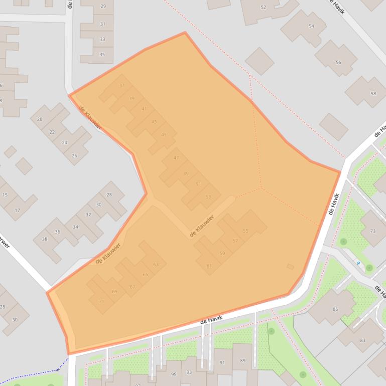 Kaart van postcodegebied 7591JR.