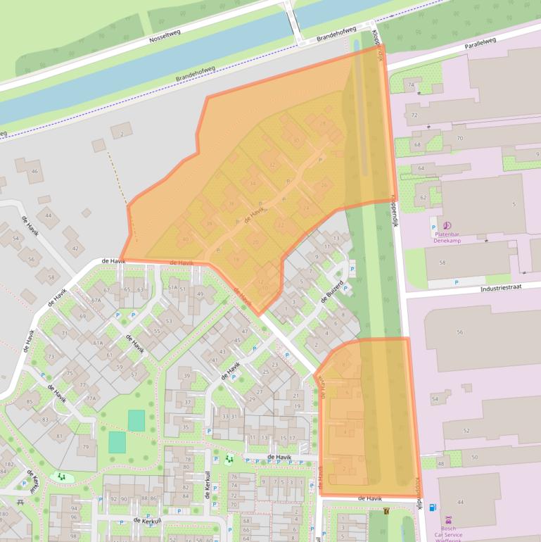 Kaart van postcodegebied 7591JS.