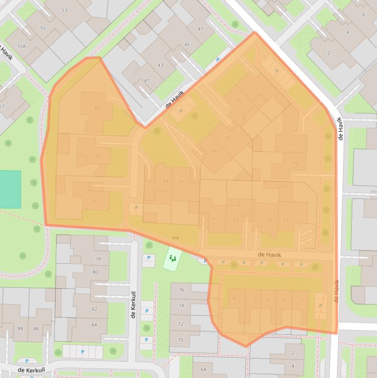 Kaart van postcodegebied 7591JV.