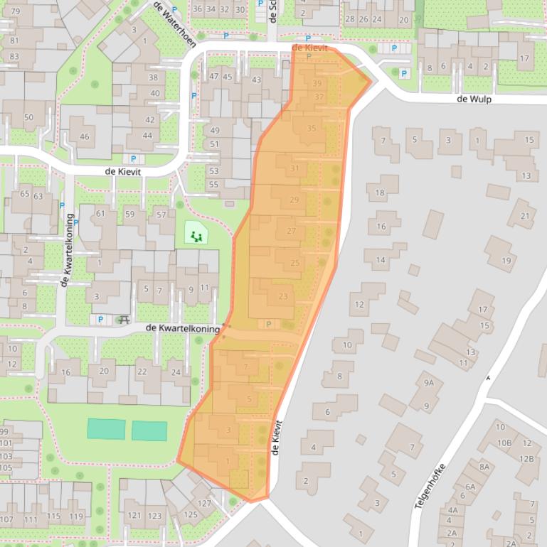 Kaart van postcodegebied 7591LA.
