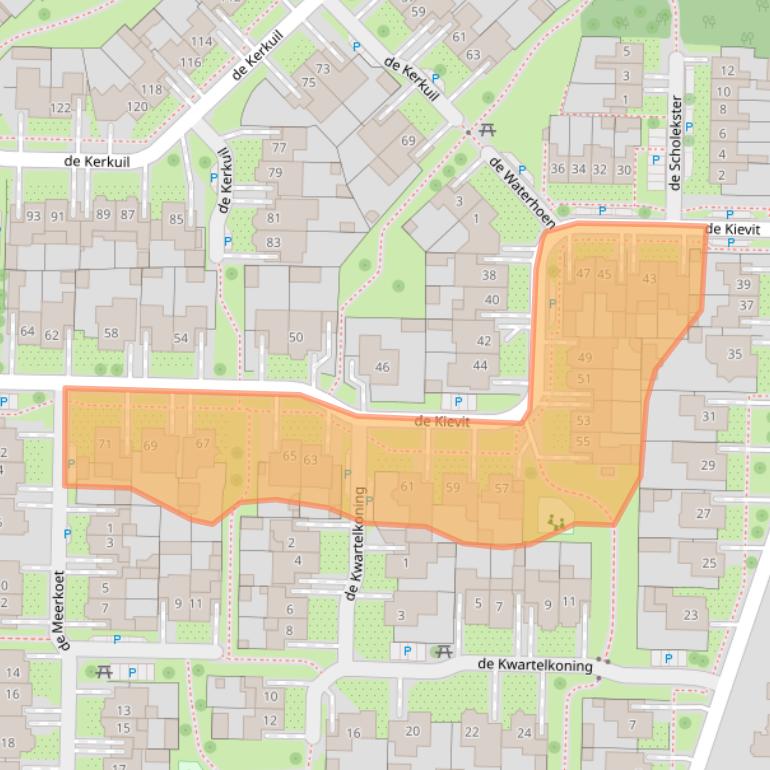 Kaart van postcodegebied 7591LB.