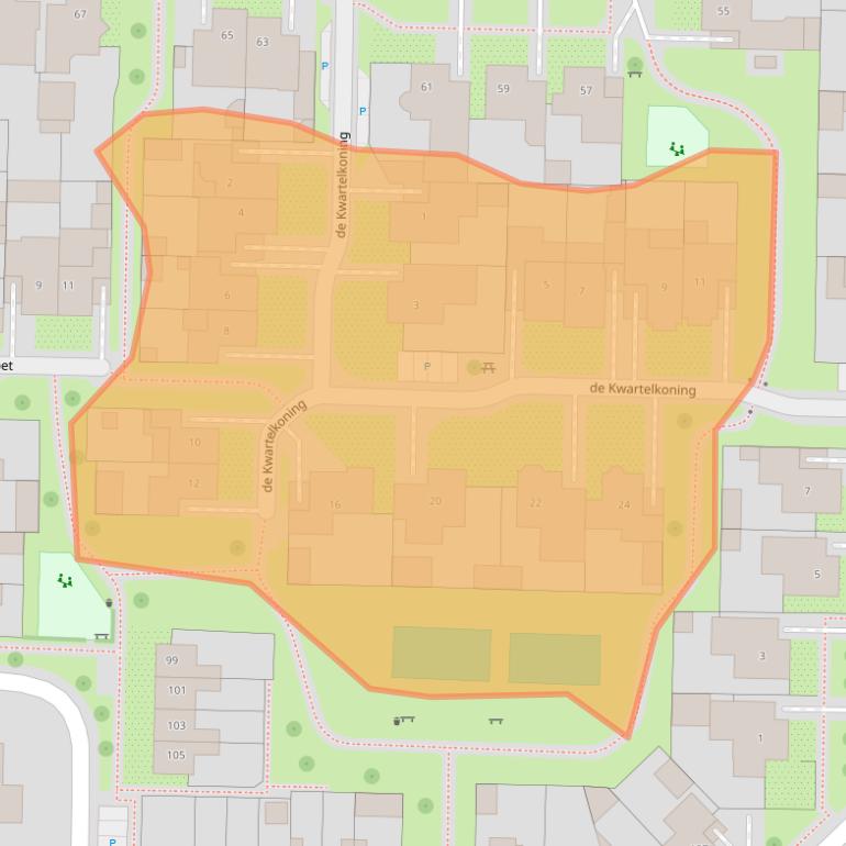 Kaart van postcodegebied 7591LL.