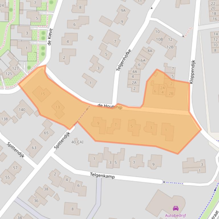 Kaart van postcodegebied 7591LS.