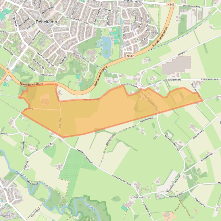 Kaart van postcodegebied 7591NA.
