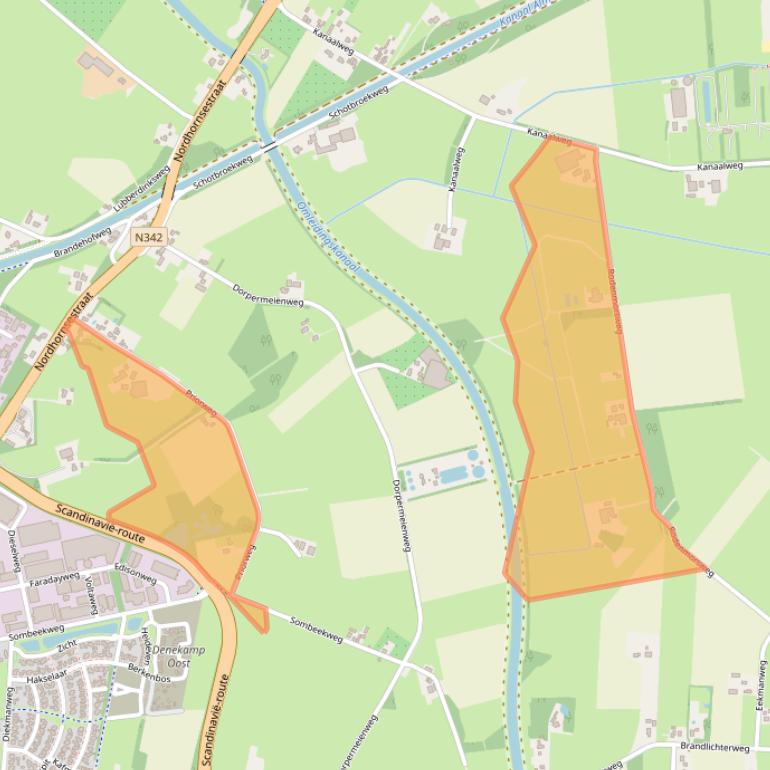 Kaart van postcodegebied 7591NJ.