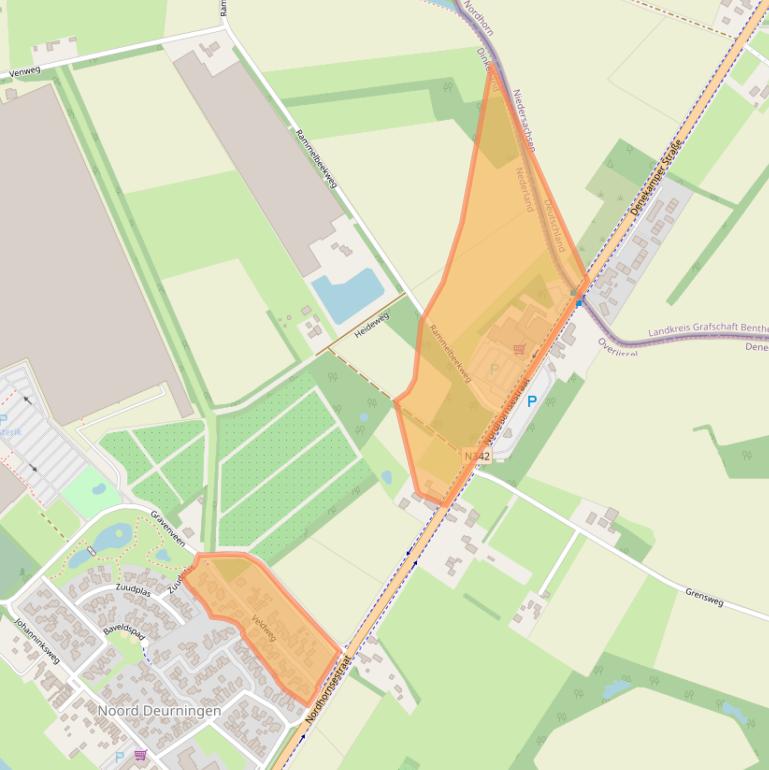 Kaart van postcodegebied 7591NT.