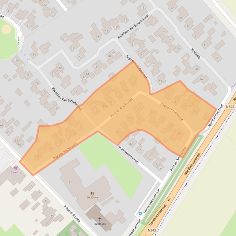 Kaart van postcodegebied 7591PD.