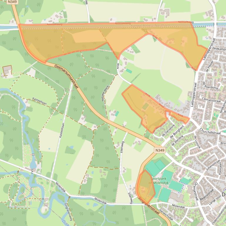 Kaart van postcodegebied 7591PX.