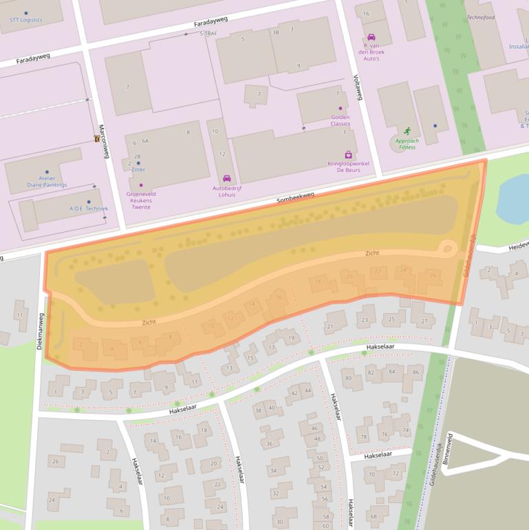 Kaart van postcodegebied 7591SB.