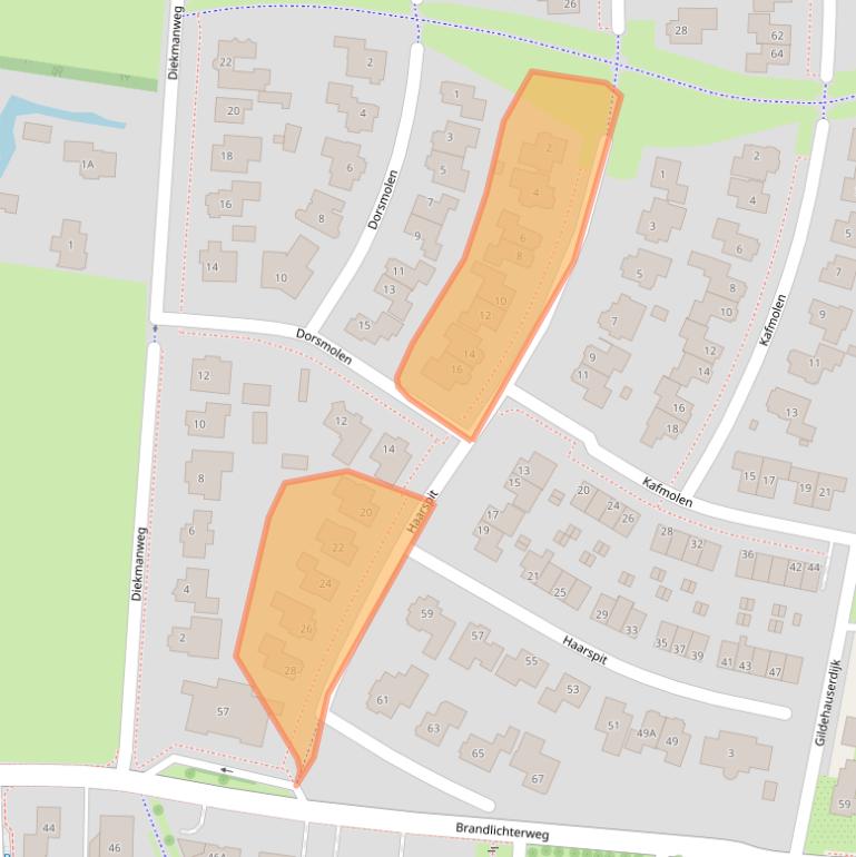 Kaart van postcodegebied 7591SH.