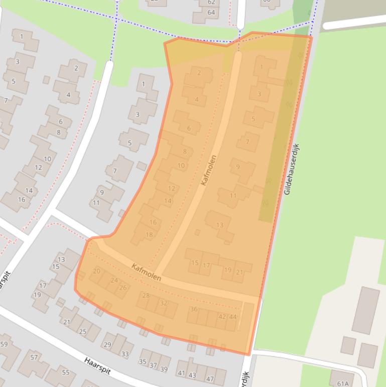 Kaart van postcodegebied 7591SK.