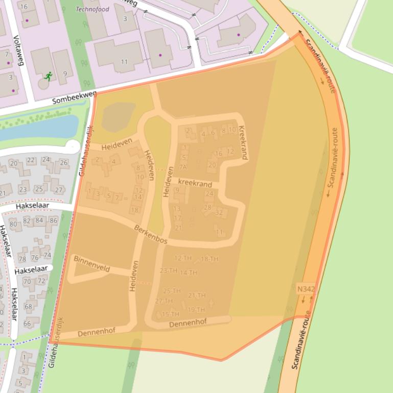 Kaart van postcodegebied 7591SL.