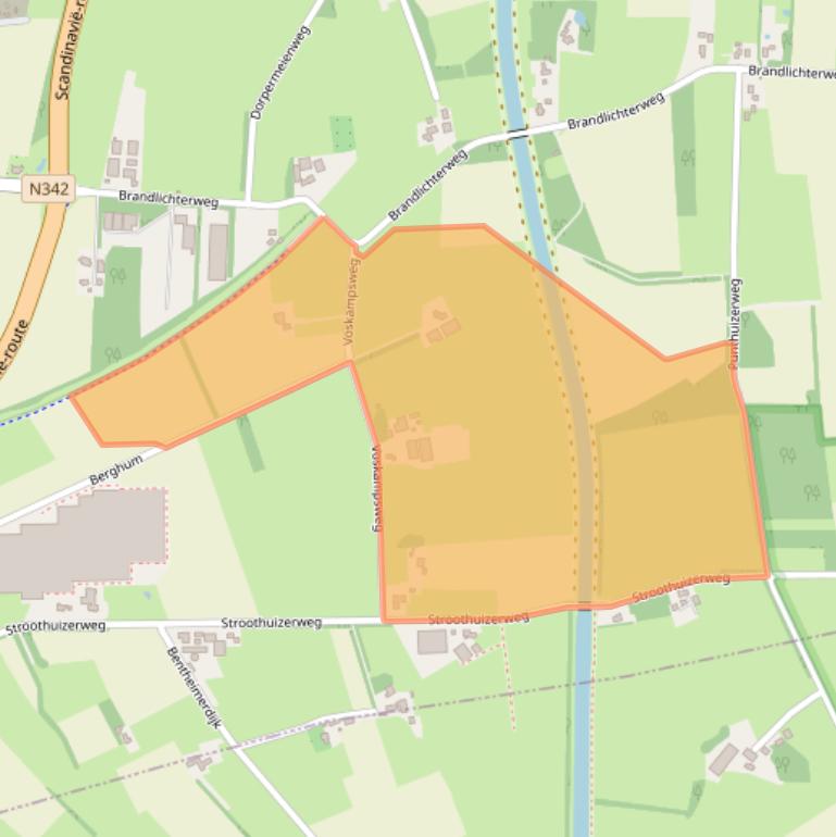 Kaart van postcodegebied 7591TA.