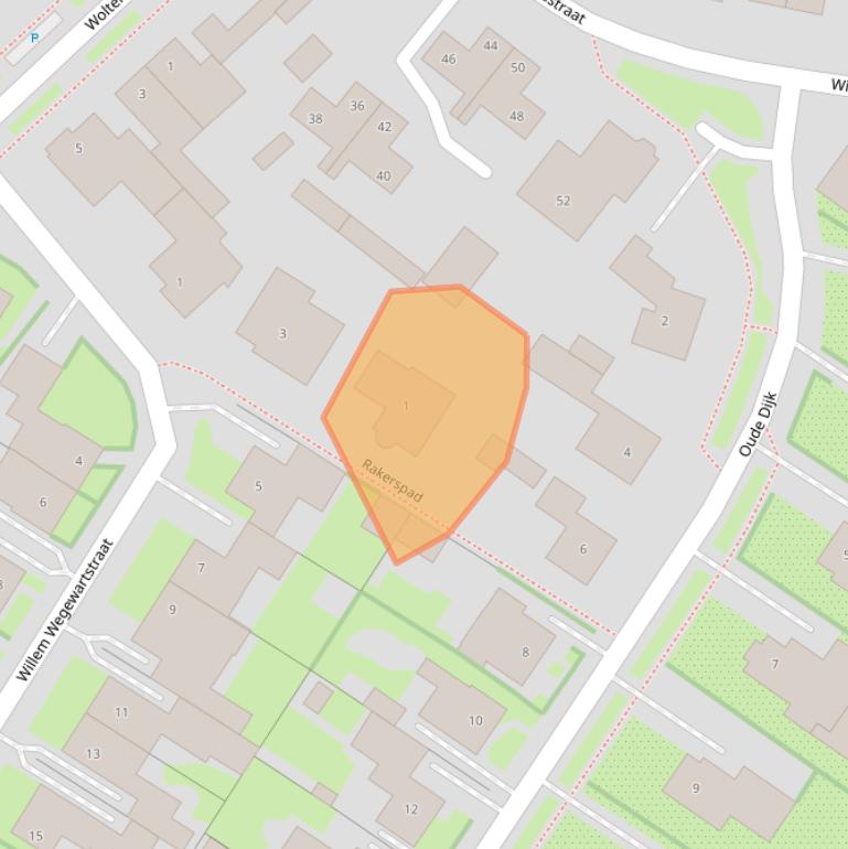 Kaart van postcodegebied 7591TE.