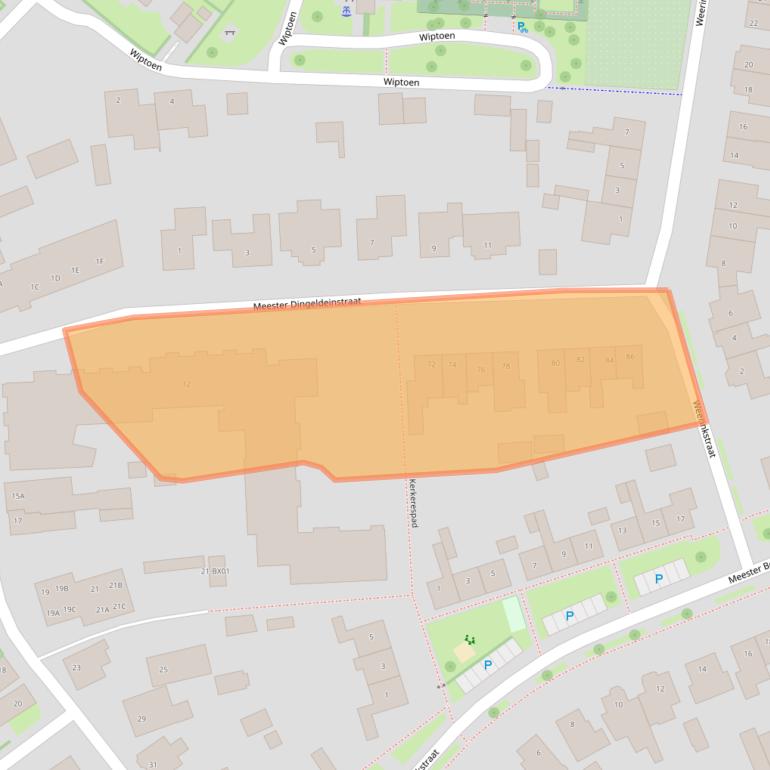 Kaart van postcodegebied 7591TG.