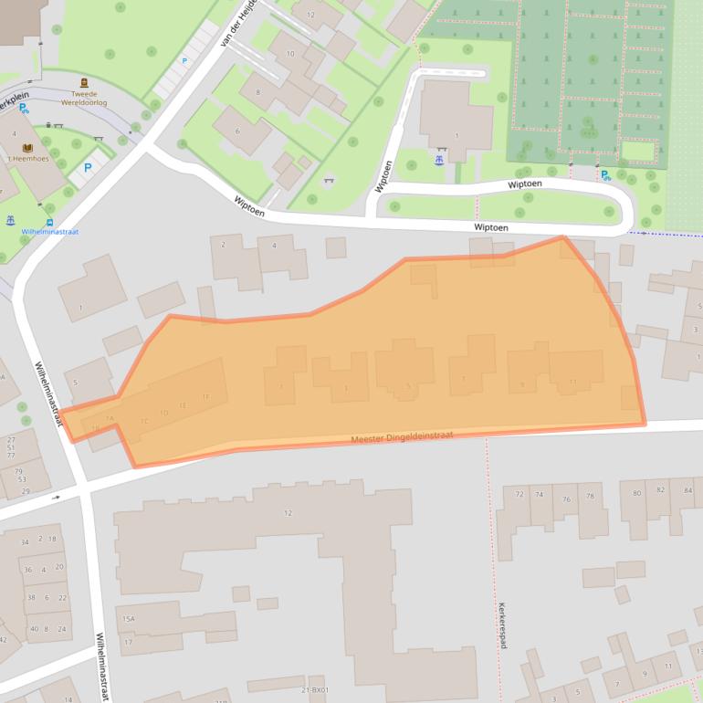 Kaart van postcodegebied 7591TH.