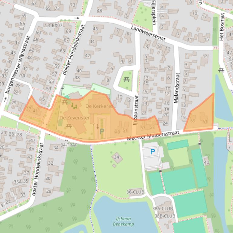 Kaart van postcodegebied 7591VA.