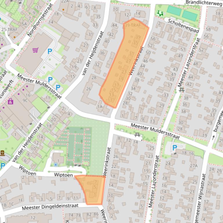 Kaart van postcodegebied 7591VP.