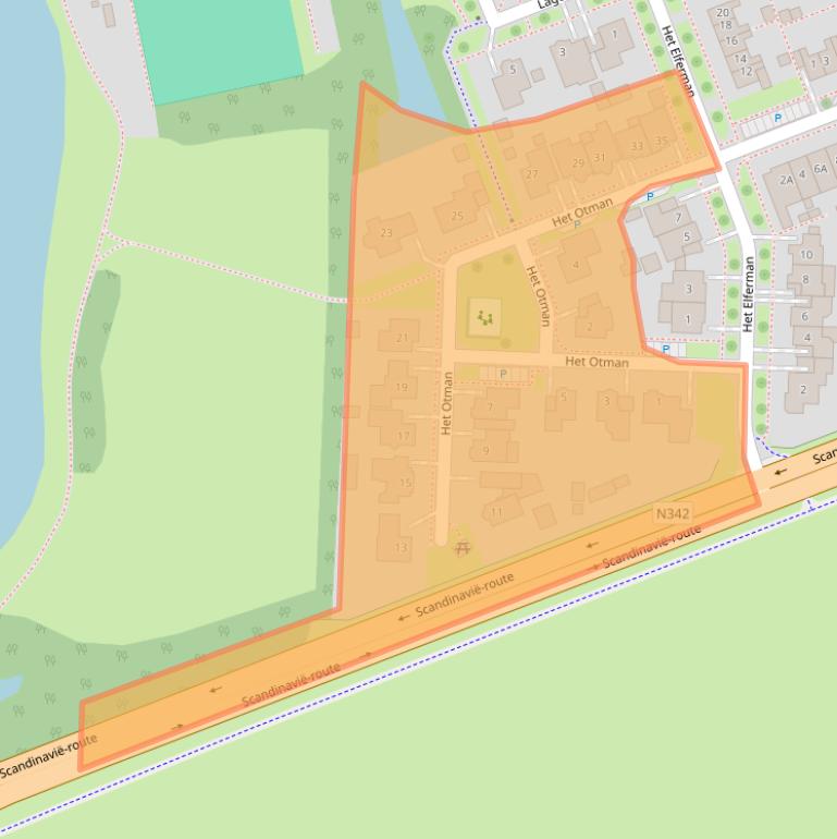 Kaart van postcodegebied 7591WD.