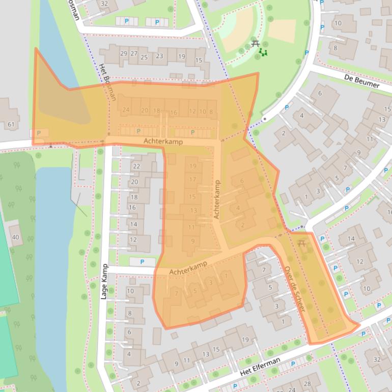 Kaart van postcodegebied 7591WH.