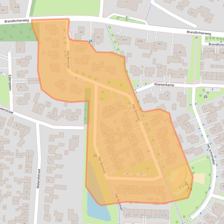 Kaart van postcodegebied 7591WL.