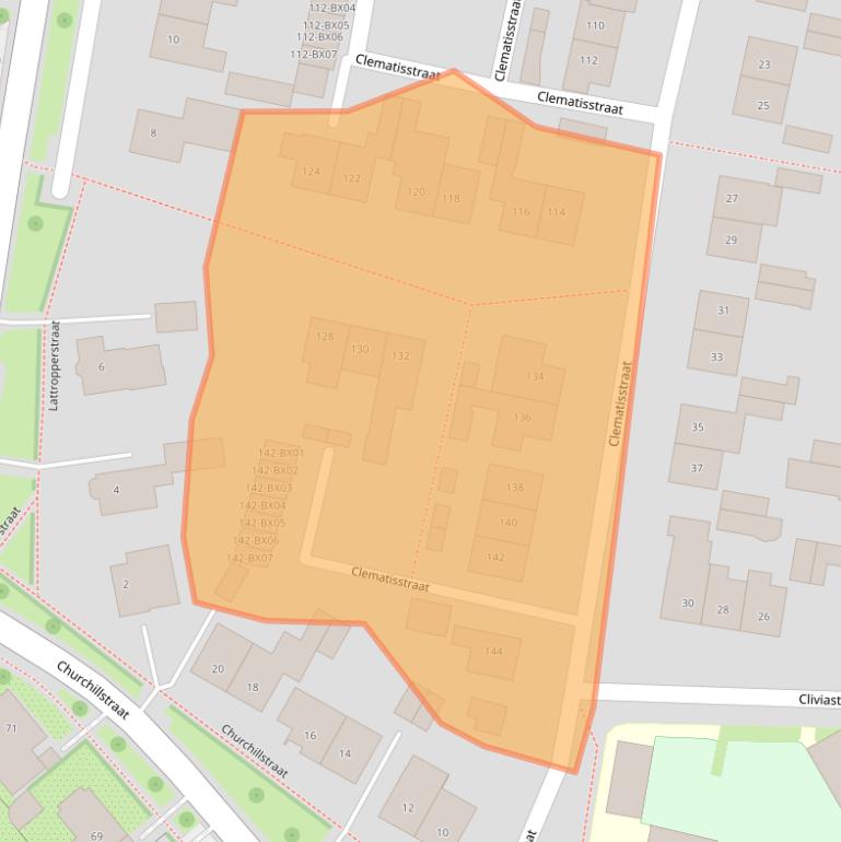 Kaart van postcodegebied 7591XD.