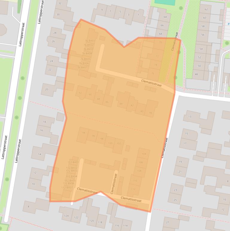 Kaart van postcodegebied 7591XE.