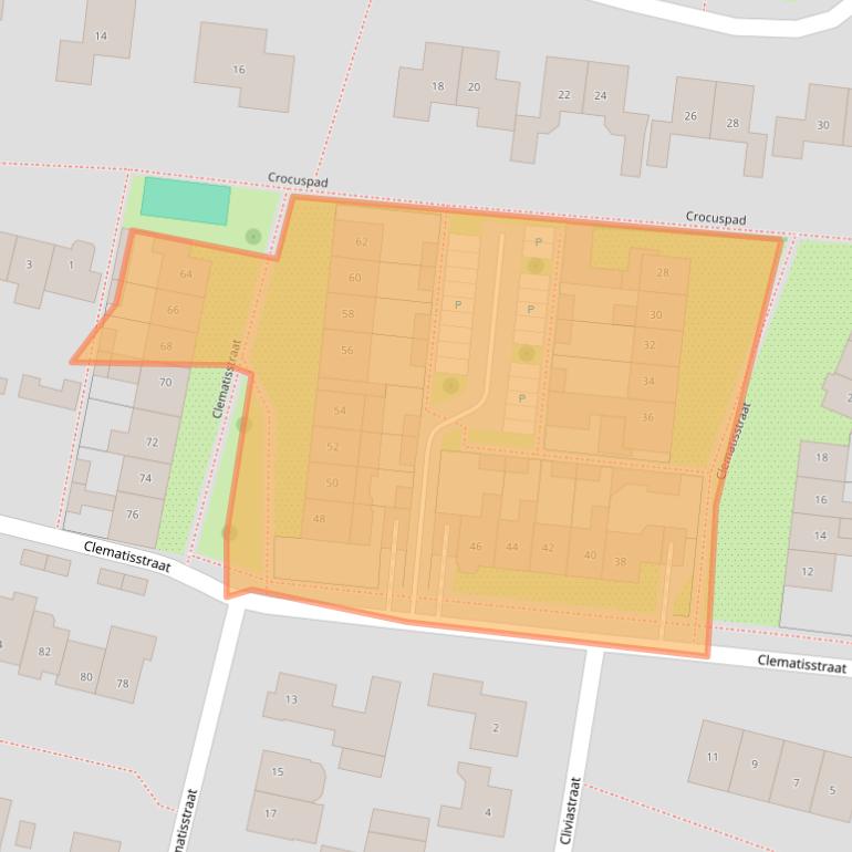 Kaart van postcodegebied 7591XG.