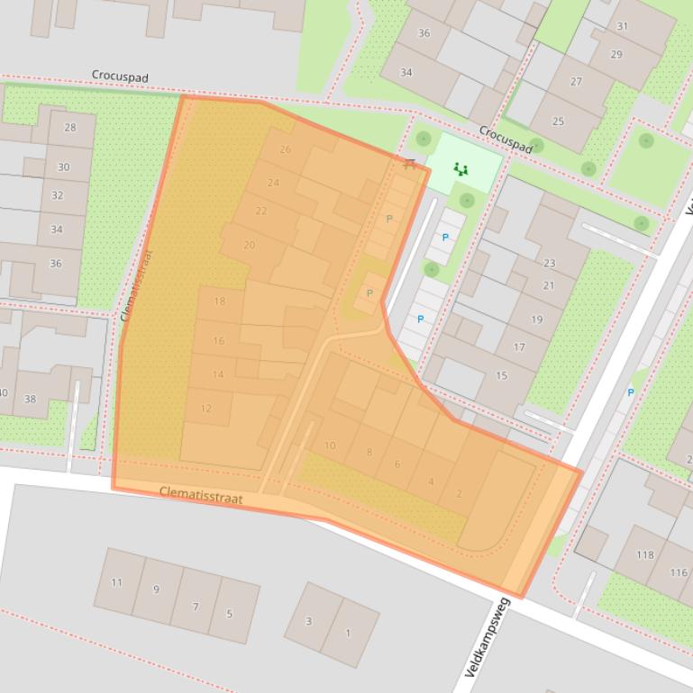 Kaart van postcodegebied 7591XH.