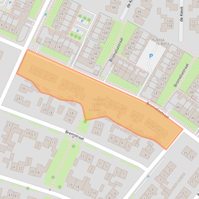 Kaart van postcodegebied 7591XX.