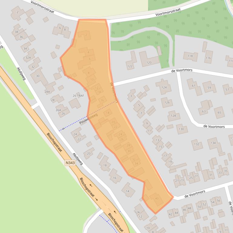 Kaart van postcodegebied 7595AC.