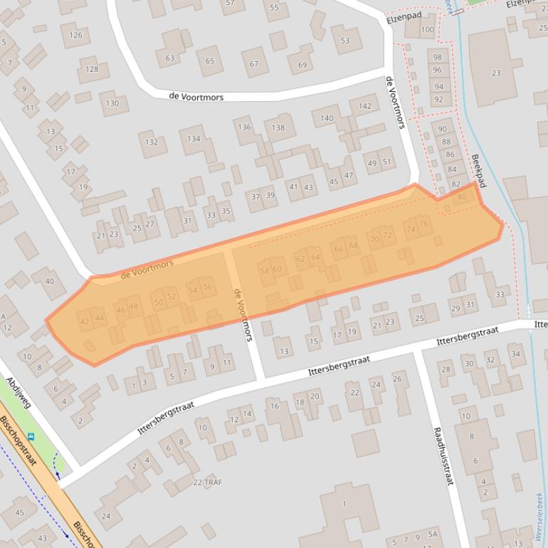 Kaart van postcodegebied 7595AD.