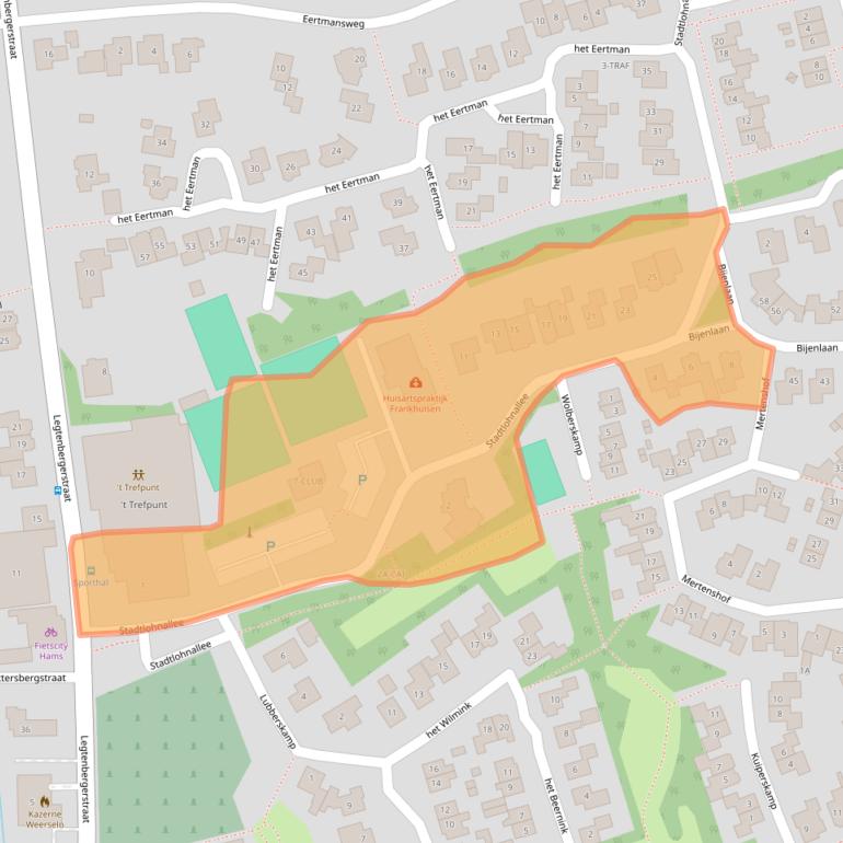Kaart van postcodegebied 7595BP.