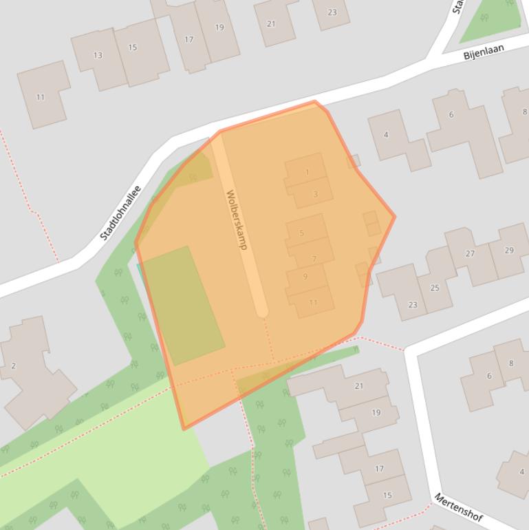 Kaart van postcodegebied 7595BR.