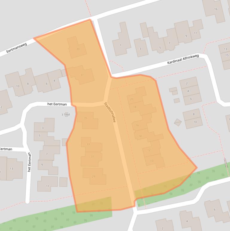 Kaart van postcodegebied 7595BS.