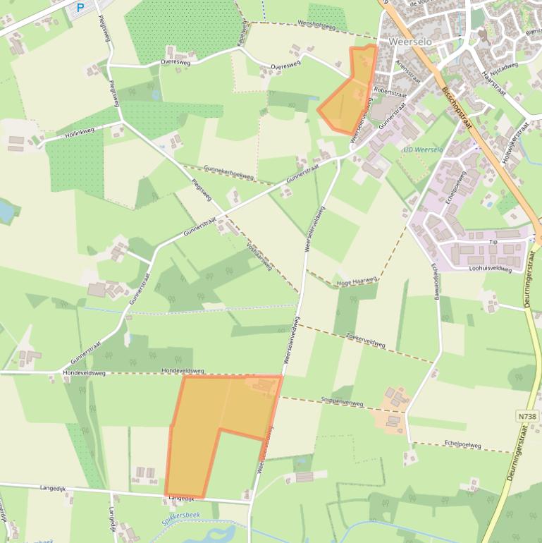 Kaart van postcodegebied 7595KC.