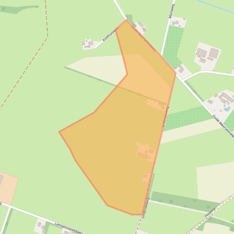 Kaart van postcodegebied 7595NC.