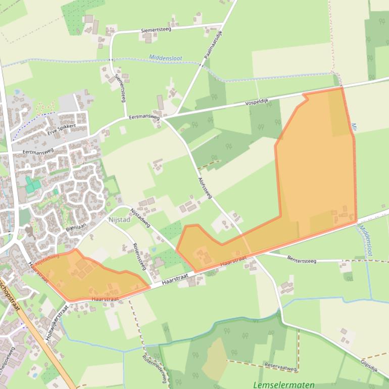 Kaart van postcodegebied 7595PG.