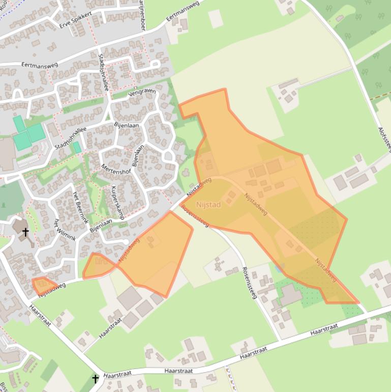 Kaart van postcodegebied 7595PJ.