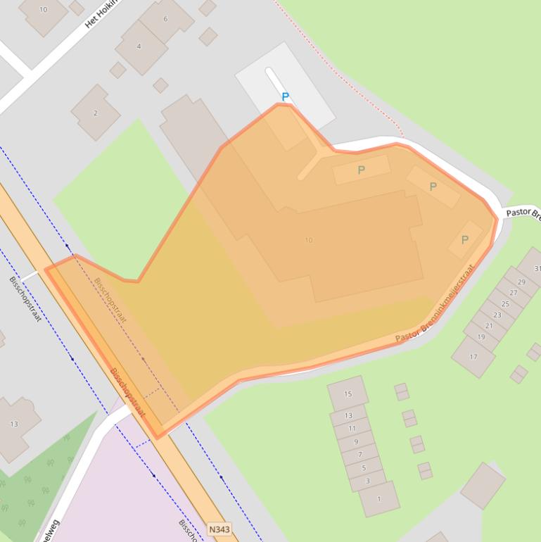 Kaart van postcodegebied 7595PN.